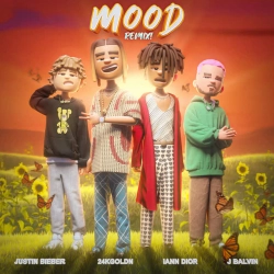Обкладинка: Mood (Remix) feat Justin Bieber, J Balvin & iann dior